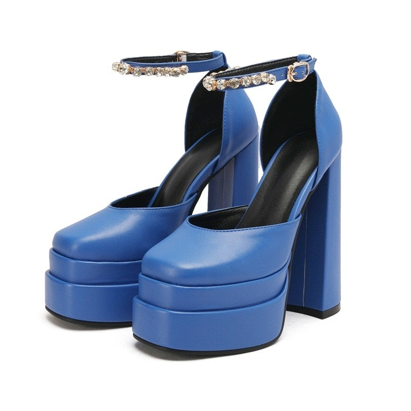 Peris Gems blue leather / 34 Women&