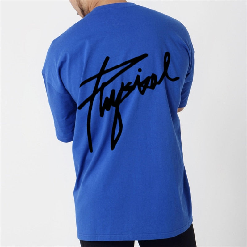 Peris Gems blue / M Casual Loose T-Shirt for Men | Short Sleeve Graphic Shirt SHEIN Amazon Temu