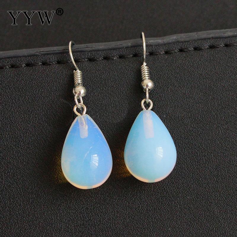 Peris Gems Blue Pearl Teardrop Opal Dangle Earrings for Women SHEIN Amazon Temu