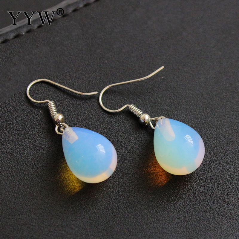 Peris Gems Blue Pearl Teardrop Opal Dangle Earrings for Women SHEIN Amazon Temu