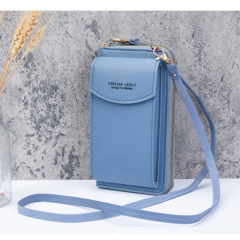 Peris Gems blue PU Leather Crossbody Bags for Women | Phone Shoulder Bag SHEIN Amazon Temu