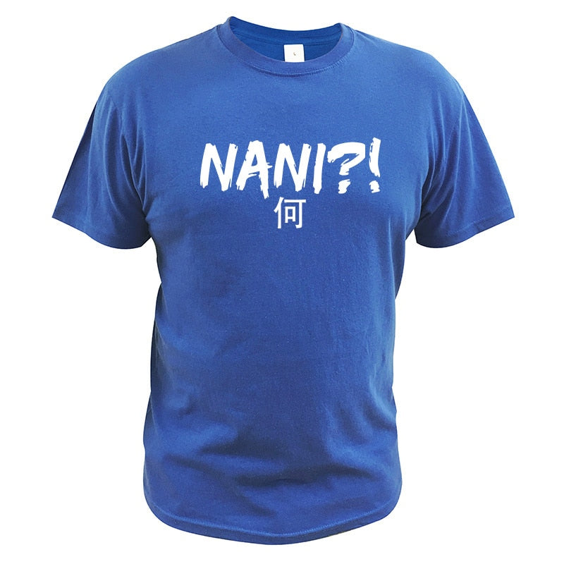 Peris Gems Blue / S Nani Japanese Anime T Shirt Unisex | Short Sleeve Cotton Shirt Nani Japanese Anime T Shirt Unsiex Short Sleeve Cotton Shirt SHEIN Amazon Temu