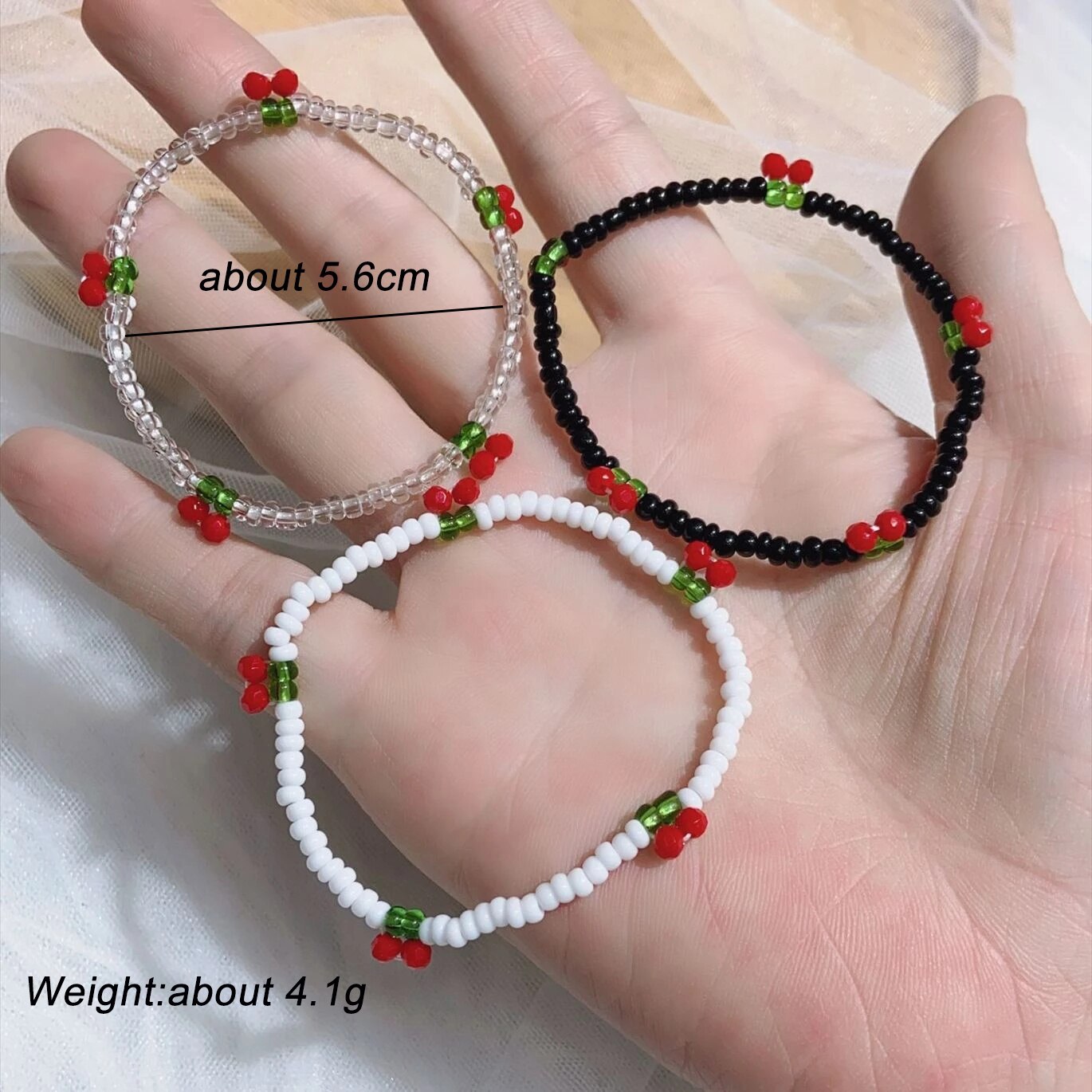 Peris Gems Bohemia Red Cherry Bead Necklaces for Women SHEIN Amazon Temu