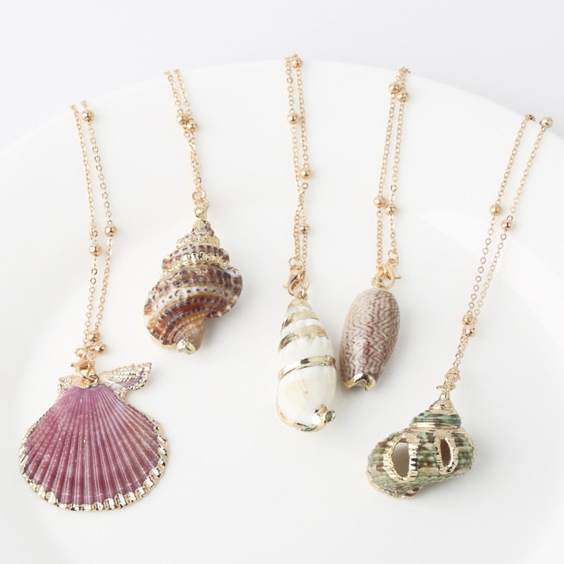 Peris Gems Boho Conch Shell Necklace for Women | Gold Seashell Necklace SHEIN Amazon Temu