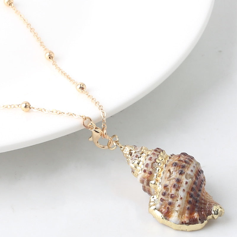 Peris Gems Boho Conch Shell Necklace for Women | Gold Seashell Necklace SHEIN Amazon Temu