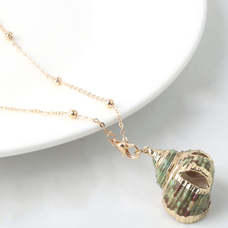 Peris Gems Boho Conch Shell Necklace for Women | Gold Seashell Necklace SHEIN Amazon Temu