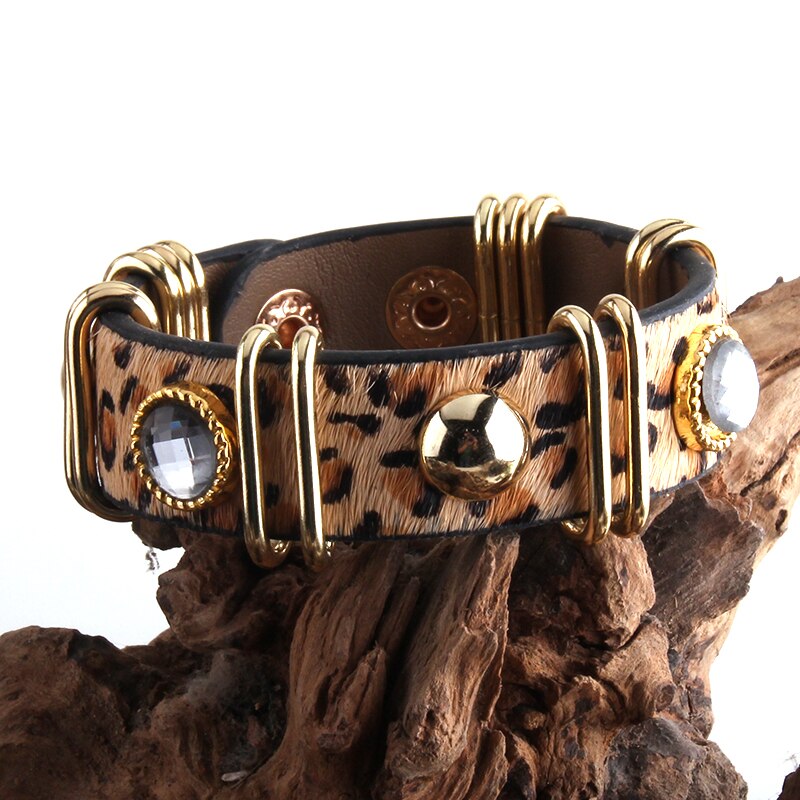 Peris Gems Boho Leopard Print Leather Bracelets for Women SHEIN Amazon Temu