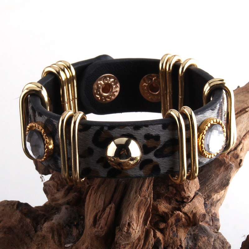 Peris Gems Boho Leopard Print Leather Bracelets for Women SHEIN Amazon Temu