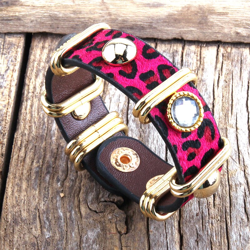 Peris Gems Boho Leopard Print Leather Bracelets for Women SHEIN Amazon Temu
