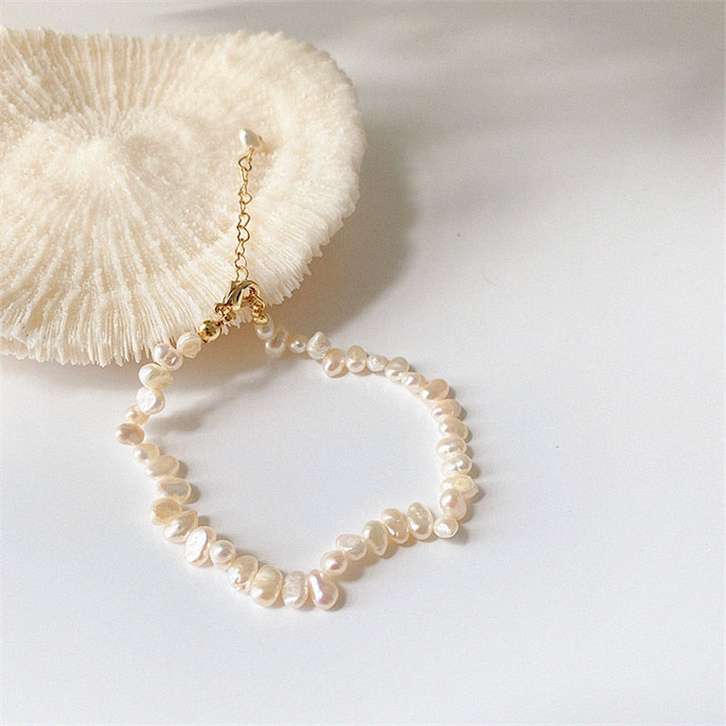 Peris Gems Bracelet Freshwater Pearl Necklace for Women | Gold Pearl Bracelet SHEIN Amazon Temu