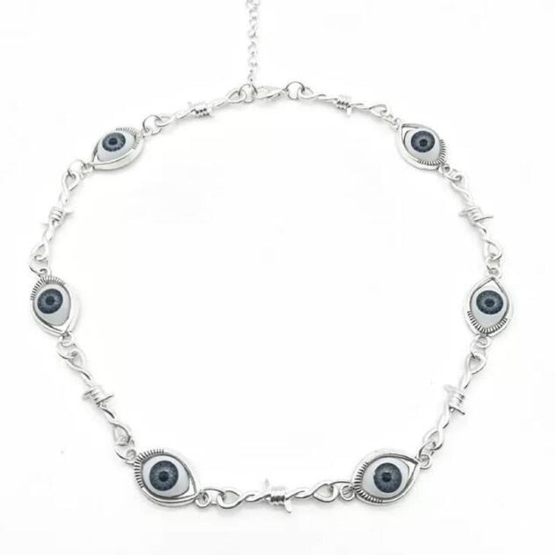 Peris Gems Brambles Blue Evil Eye Choker Necklace for Women | Protective Necklaces Blue Evil Eye Choker Necklace for Women Protective Necklaces SHEIN Amazon Temu