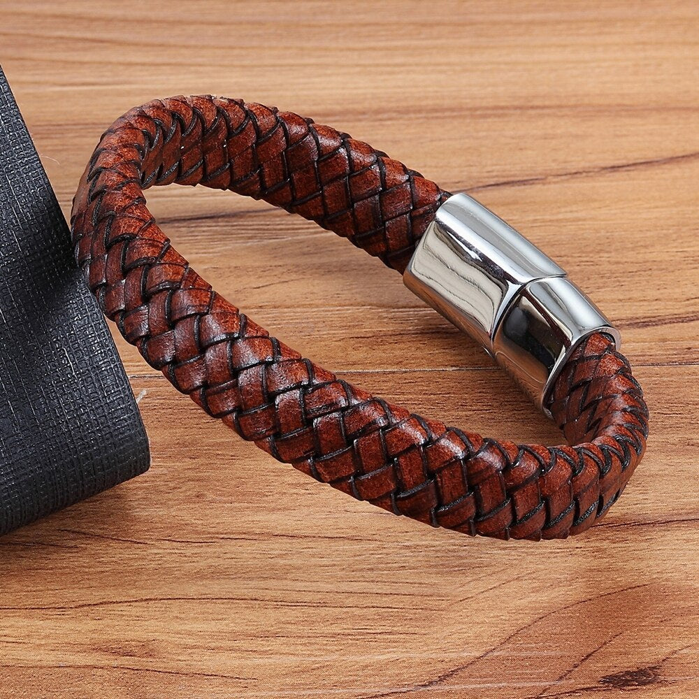 Peris Gems Bride Leather Magnetic Clasp Rope Bracelets Unisex SHEIN Amazon Temu
