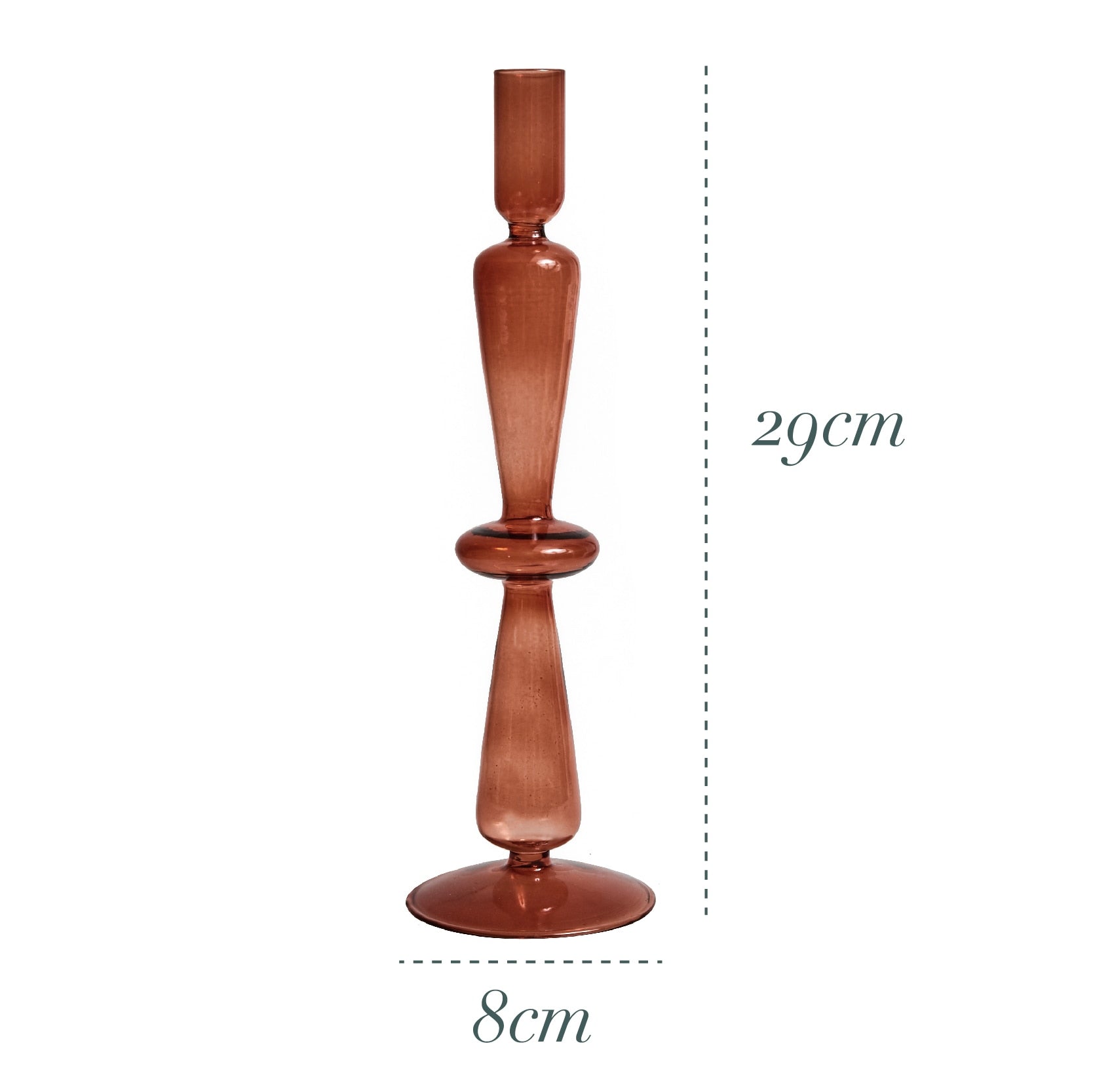 Peris Gems Brown 1ring Long Glass Candlestick Holders | Dinner Candlestick Centerpiece Decoration Glass Candlestick Holders | Dinner Candlestick Decoration SHEIN Amazon Temu
