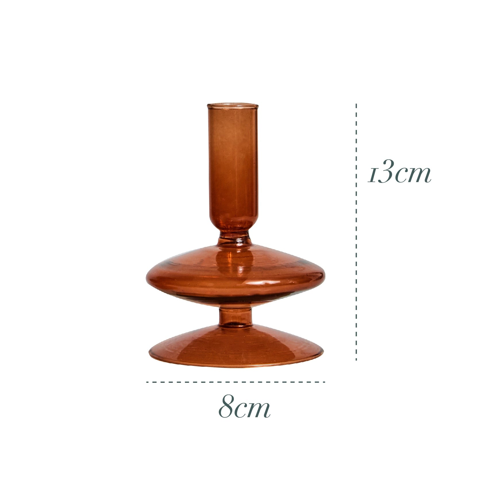 Peris Gems Brown 1tier sharp Glass Candlestick Holders | Dinner Candlestick Centerpiece Decoration Glass Candlestick Holders | Dinner Candlestick Decoration SHEIN Amazon Temu