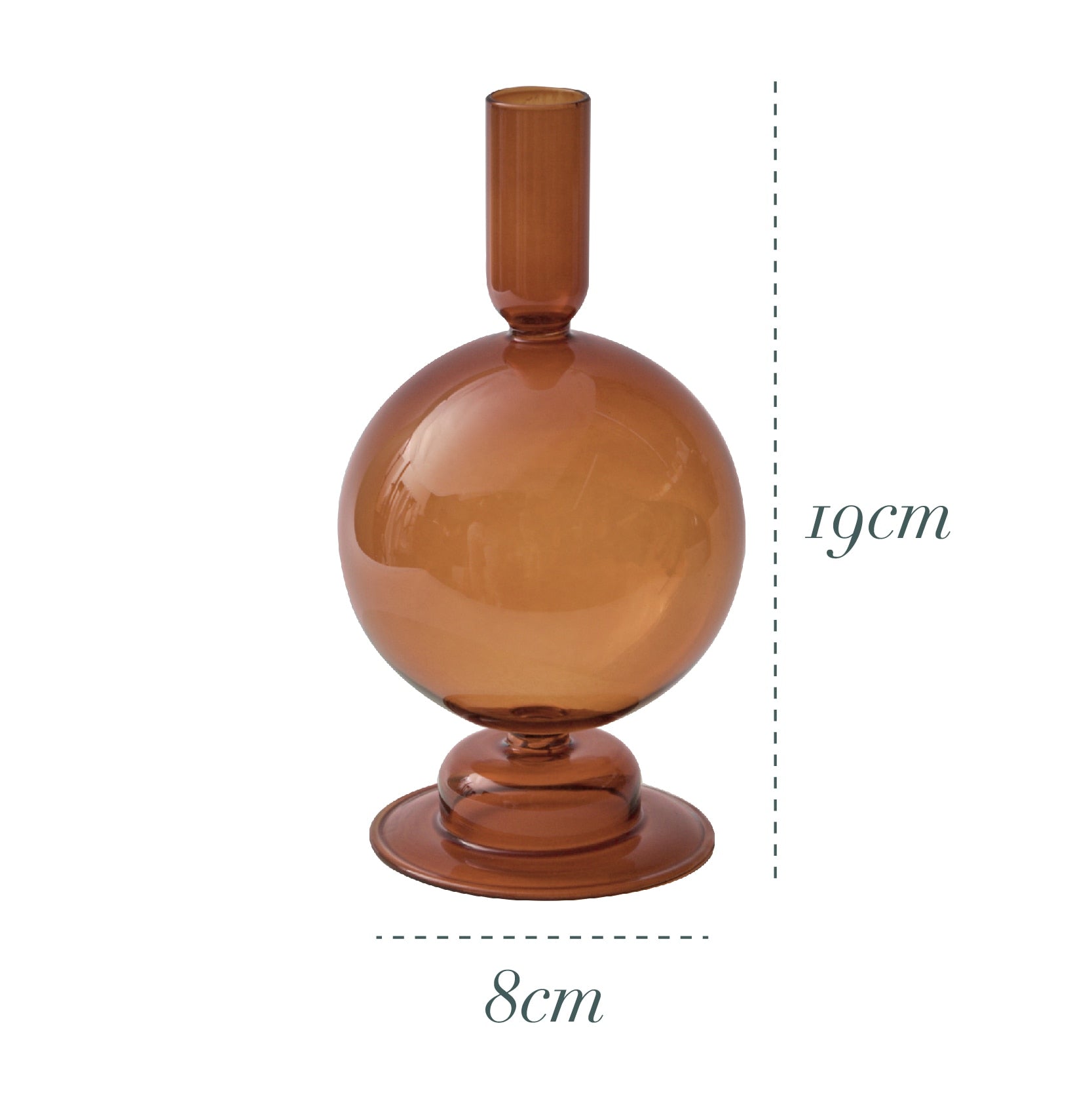 Peris Gems Brown ball Glass Candlestick Holders | Dinner Candlestick Centerpiece Decoration Glass Candlestick Holders | Dinner Candlestick Decoration SHEIN Amazon Temu