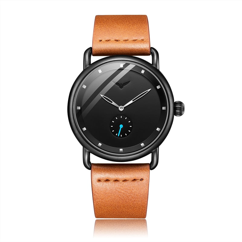 Peris Gems brown black Casual Simple and Luxurious Slim Leather Watches for Men SHEIN Amazon Temu