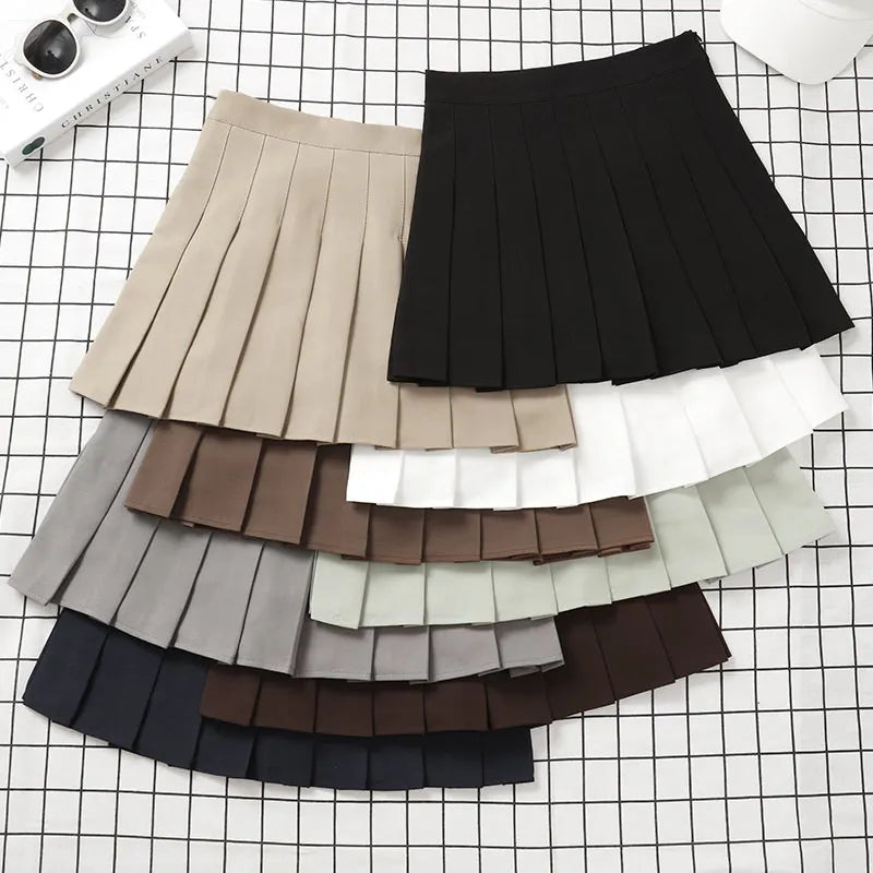 Peris Gems Brown Skirt Ladies 2022 Summer Clothes Women&