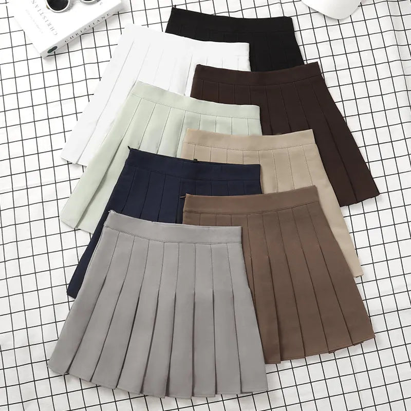 Peris Gems Brown Skirt Ladies 2022 Summer Clothes Women&