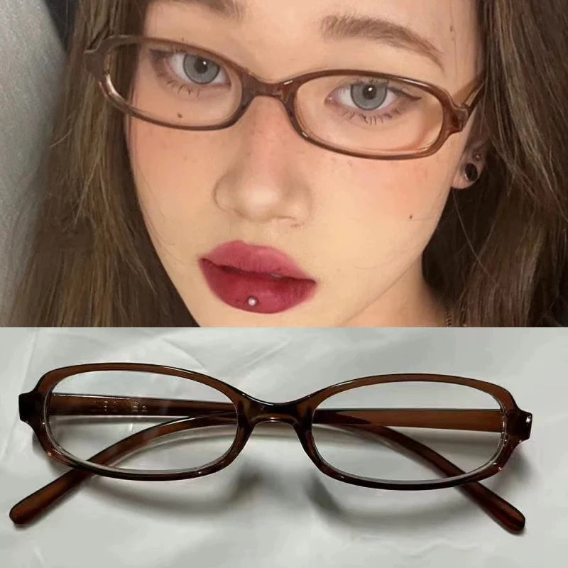 Peris Gems brown-square / CHINA Red Green Square Frame Glasses Women Y2K Retro Anti-blue Light Eyeglasses Harajuku Reading Computer Spectacle Eyewears Goggles Red Green Square Frame Glasses Women Y2K Retro Anti-blue Light Eyeglasses Harajuku Reading Computer Spectacle Eyewears Goggles SHEIN Amazon Temu