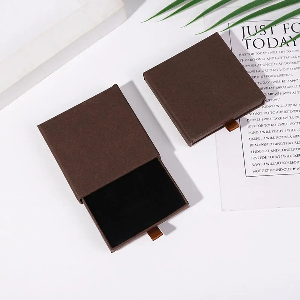 Peris Gems Brown Thick Kraft Paper Drawer Jewelry Display Storage Box SHEIN Amazon Temu
