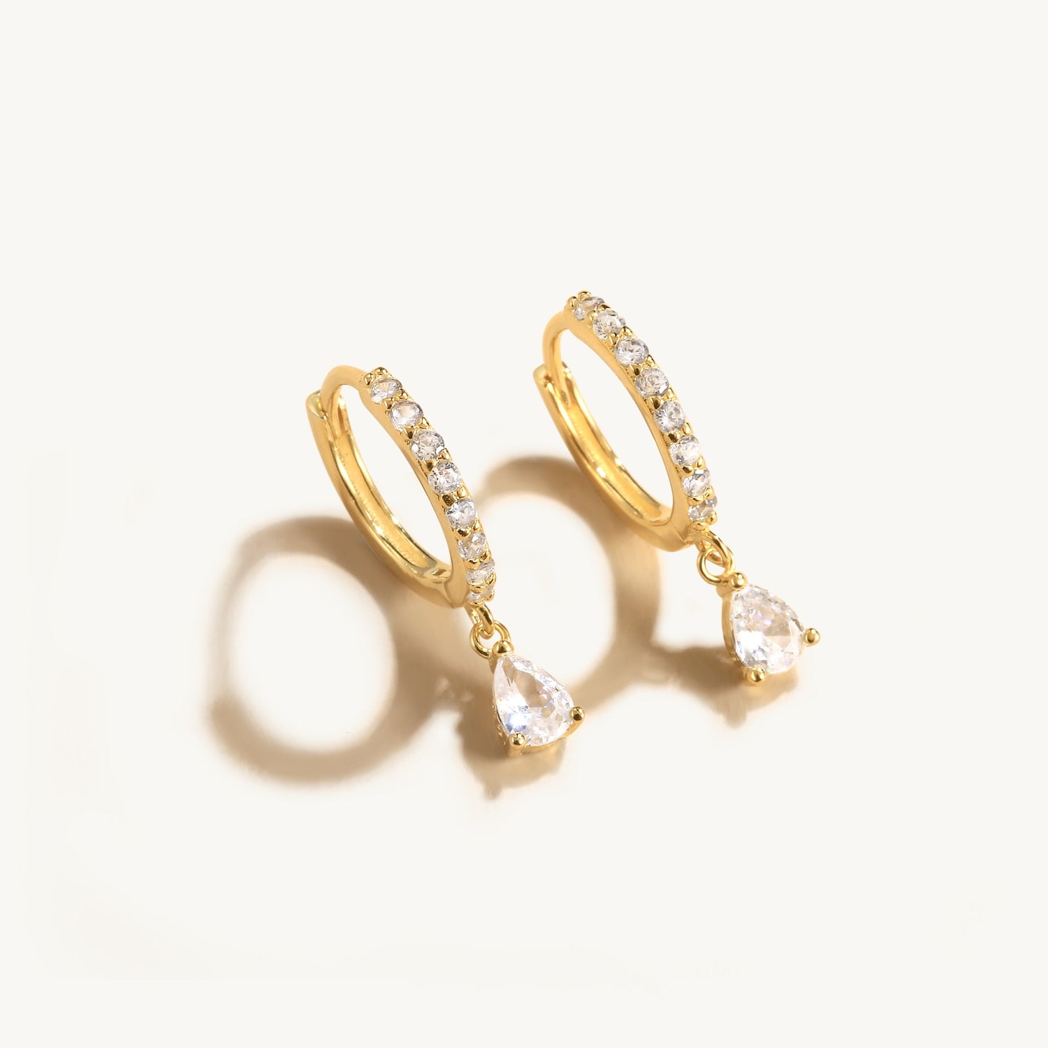 Peris Gems C Gold Diamond Stud Turquoise Hoop Earrings for Women | Sterling Silver Gold Earrings SHEIN Amazon Temu