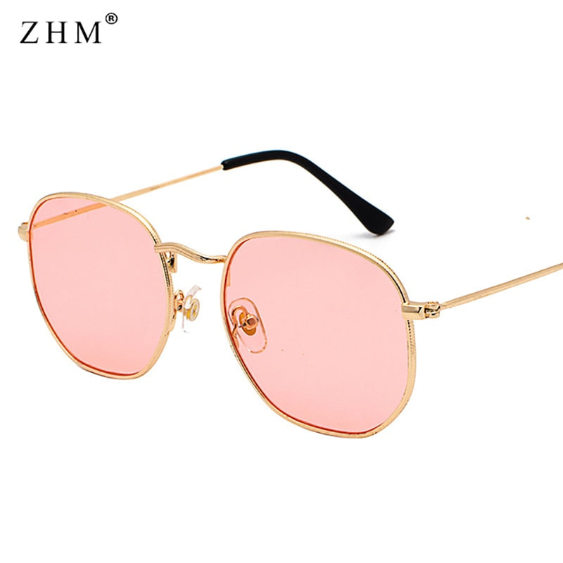Peris Gems c10 Gold ocean pink Square Metal Frame Pilot Sunglasses Unisex | Gold and Silver SHEIN Amazon Temu