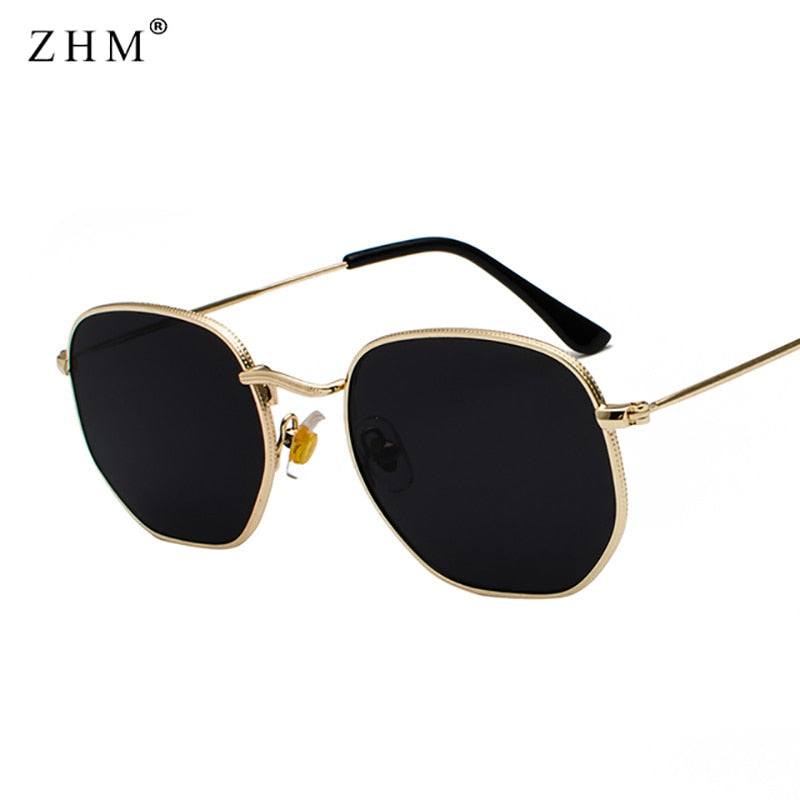 Peris Gems c2 Gold grey Square Metal Frame Pilot Sunglasses Unisex | Gold and Silver SHEIN Amazon Temu
