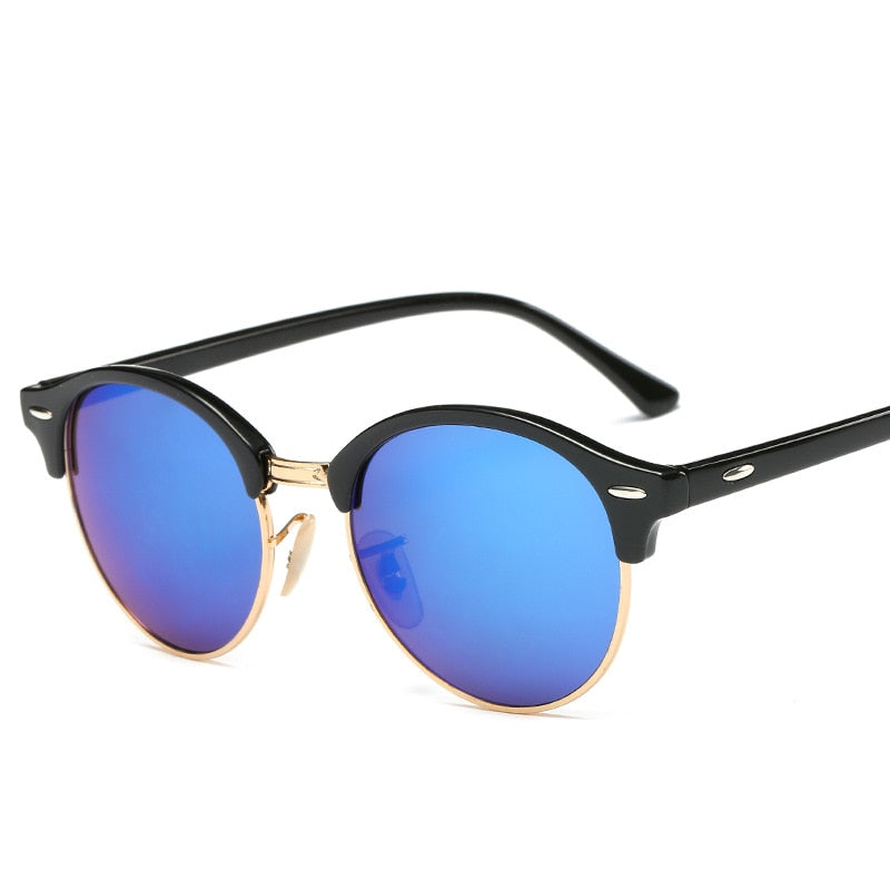 Peris Gems C2Blue Round Sunglasses for Women | Retro Unisex Sunglasses SHEIN Amazon Temu