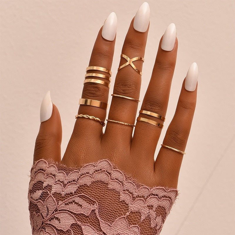 Peris Gems C670 Tennis Gold Open Baguette Rings for Women | Gold Fashionable Rings for Women SHEIN Amazon Temu