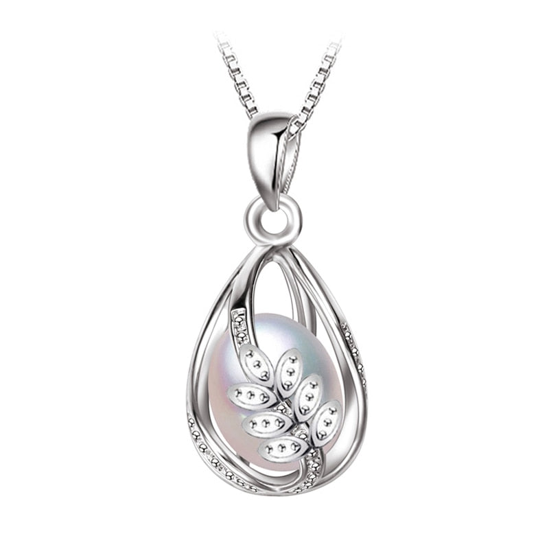 Peris Gems Caged Pearl Necklace for Women | 925 Sterling Silver Necklace Caged Pearl Necklace for Women| 925 Sterling Silver Necklace SHEIN Amazon Temu