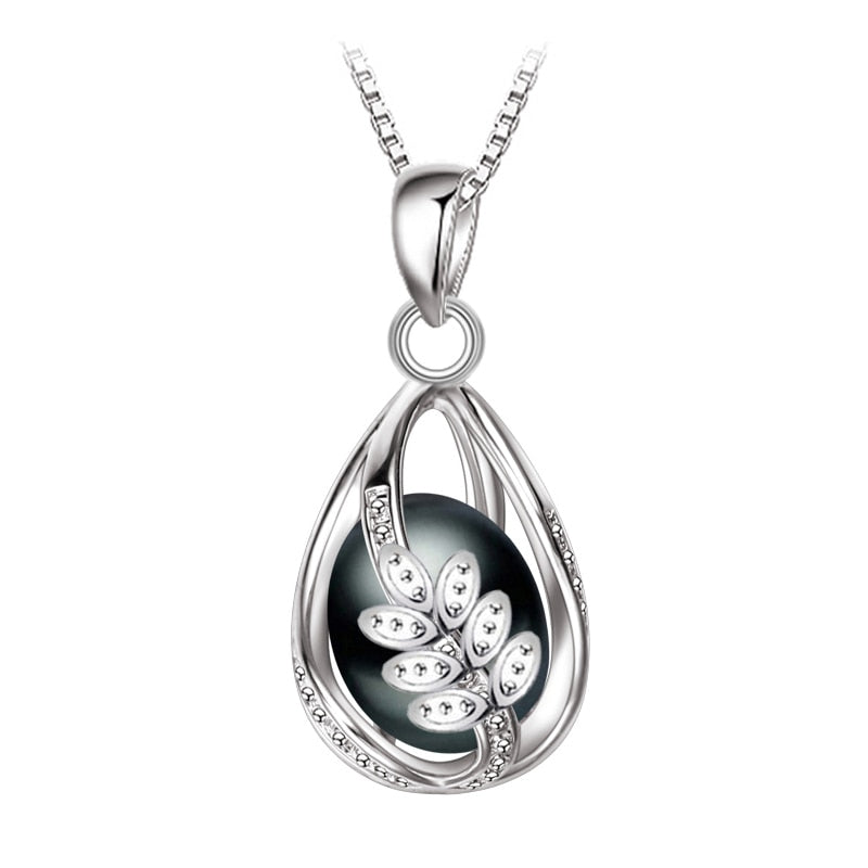 Peris Gems Caged Pearl Necklace for Women | 925 Sterling Silver Necklace Caged Pearl Necklace for Women| 925 Sterling Silver Necklace SHEIN Amazon Temu