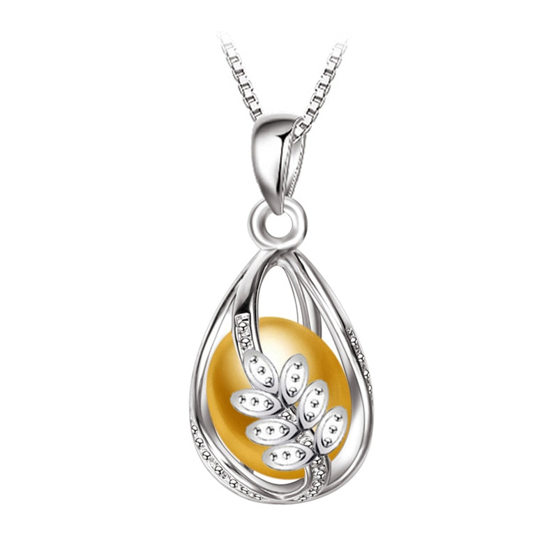 Peris Gems Caged Pearl Necklace for Women | 925 Sterling Silver Necklace Caged Pearl Necklace for Women| 925 Sterling Silver Necklace SHEIN Amazon Temu