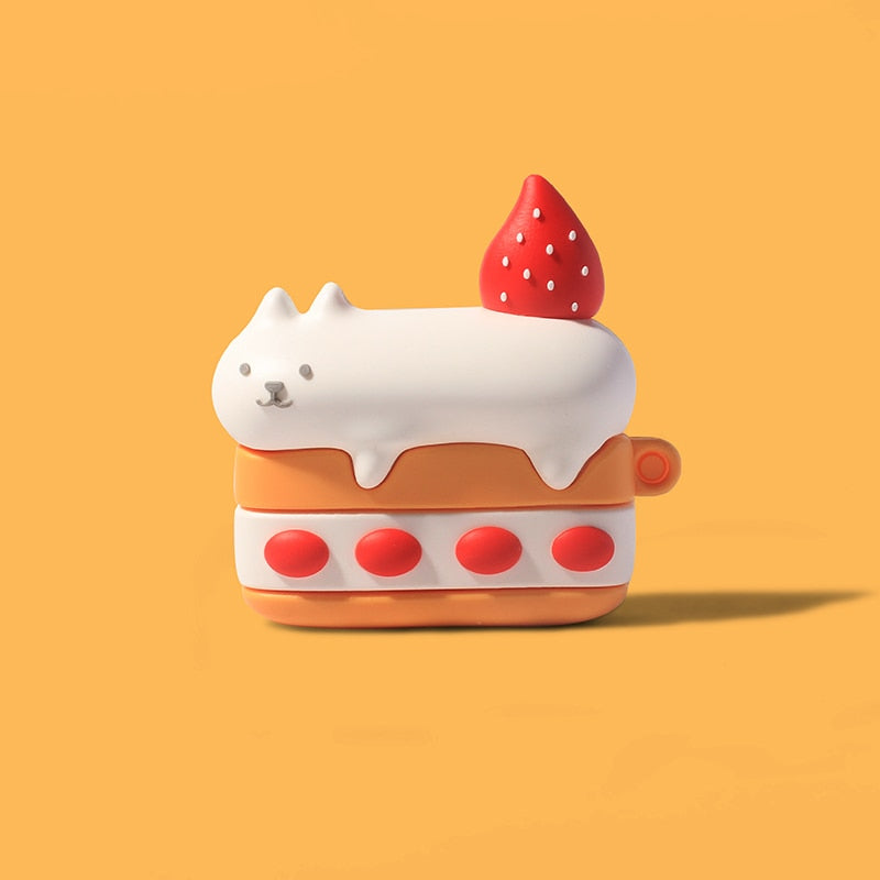 Peris Gems Cake / for AirPods 2 Japanese Style Lucky Cat Silicone AirPod Pro Protective Case SHEIN Amazon Temu