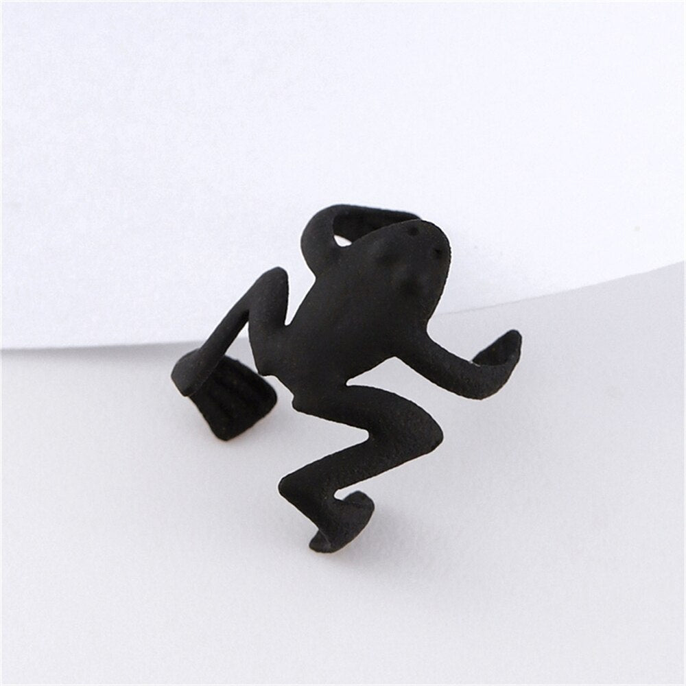 Peris Gems Cartoon Frog Ear Cuffs Clip Earrings for Women | No Piercing Aesthetic Animal Earrings SHEIN Amazon Temu