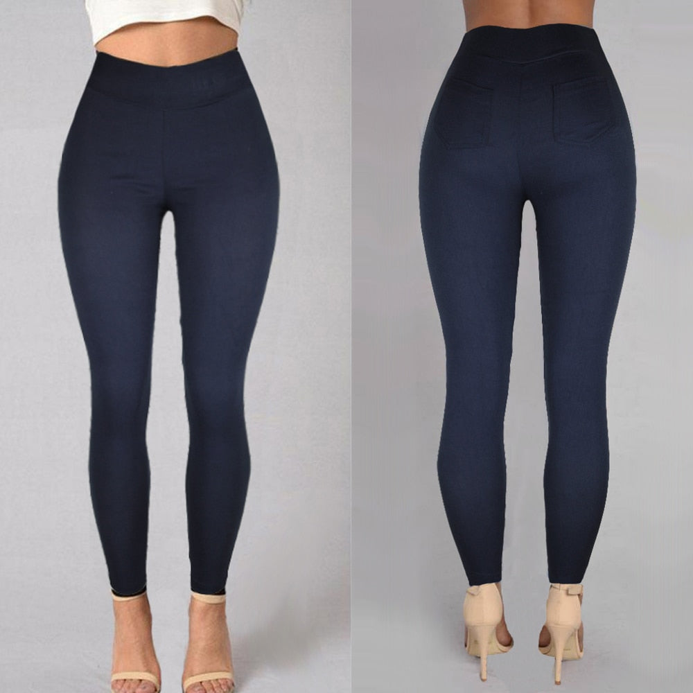 Peris Gems Casual High Waist Cotton Pocket Pants for Women | Solid Pencil Pants Casual High Waist Cotton Pocket Pants for Women Pencil Pant SHEIN Amazon Temu