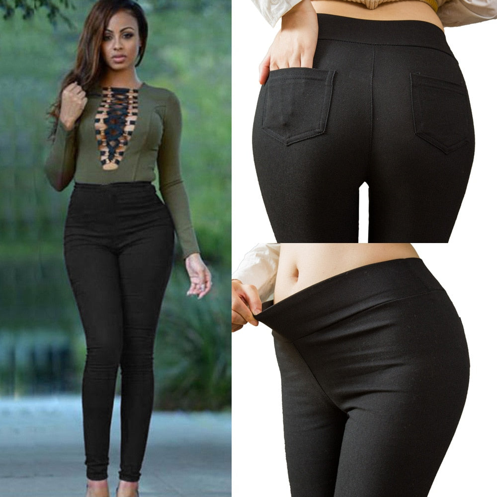 Peris Gems Casual High Waist Cotton Pocket Pants for Women | Solid Pencil Pants Casual High Waist Cotton Pocket Pants for Women Pencil Pant SHEIN Amazon Temu