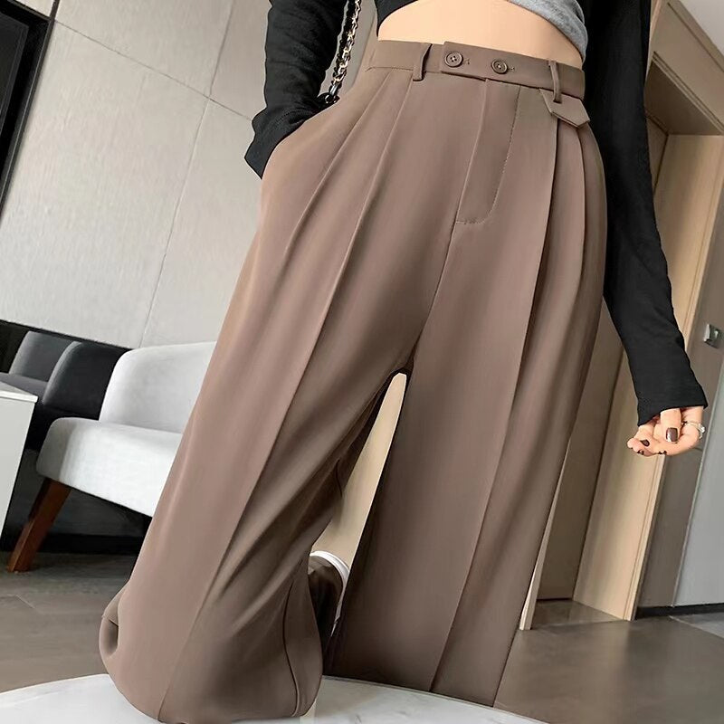 Peris Gems Casual High Waist Wide Leg Long Pants for Women | Loose Pants Casual High Waist Wide Leg Long Pants for Women | Loose Pant SHEIN Amazon Temu