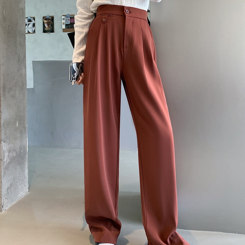 Peris Gems Casual High Waist Wide Leg Long Pants for Women | Loose Pants Casual High Waist Wide Leg Long Pants for Women | Loose Pant SHEIN Amazon Temu