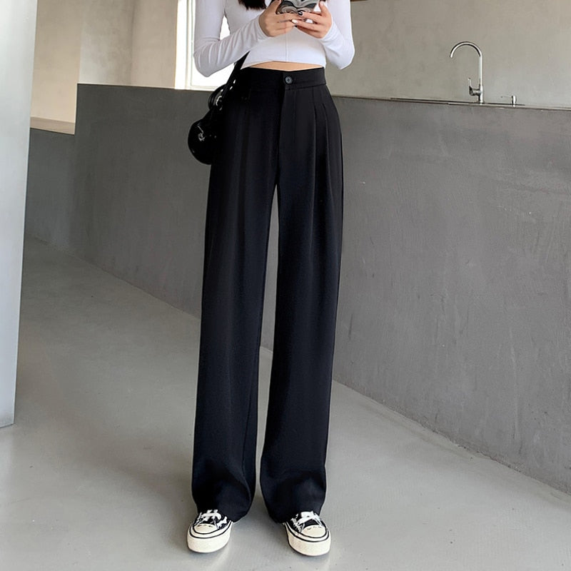 Peris Gems Casual High Waist Wide Leg Long Pants for Women | Loose Pants Casual High Waist Wide Leg Long Pants for Women | Loose Pant SHEIN Amazon Temu
