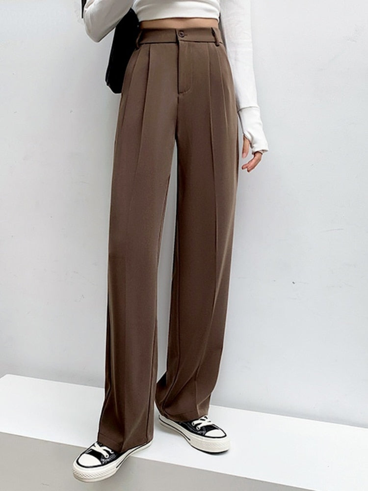 Peris Gems Casual High Waist Wide Leg Long Pants for Women | Loose Pants Casual High Waist Wide Leg Long Pants for Women | Loose Pant SHEIN Amazon Temu