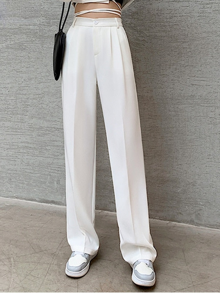 Peris Gems Casual High Waist Wide Leg Long Pants for Women | Loose Pants Casual High Waist Wide Leg Long Pants for Women | Loose Pant SHEIN Amazon Temu