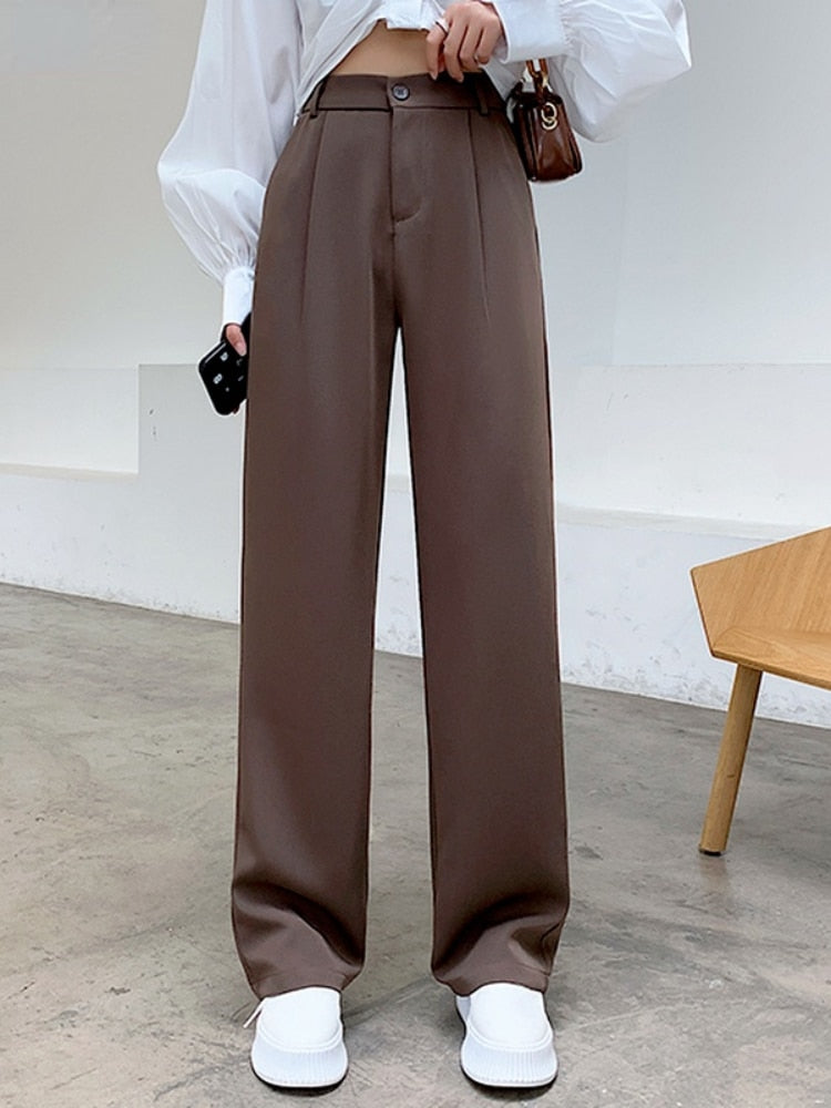 Peris Gems Casual High Waist Wide Leg Long Pants for Women | Loose Pants Casual High Waist Wide Leg Long Pants for Women | Loose Pant SHEIN Amazon Temu