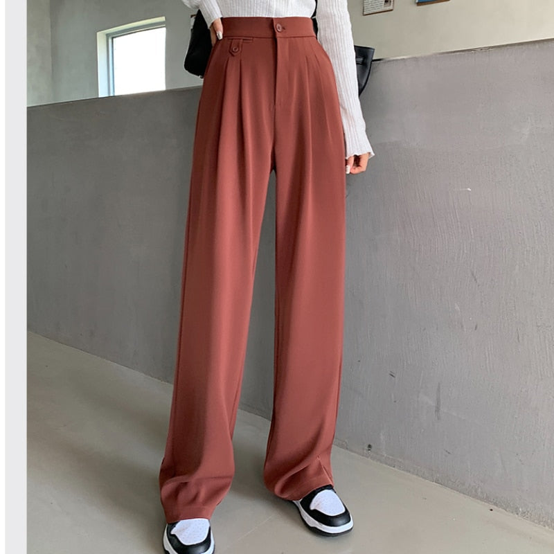 Peris Gems Casual High Waist Wide Leg Long Pants for Women | Loose Pants Casual High Waist Wide Leg Long Pants for Women | Loose Pant SHEIN Amazon Temu