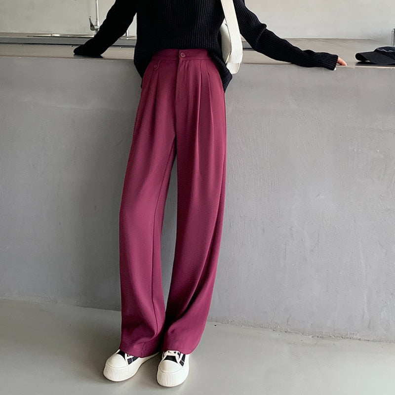 Peris Gems Casual High Waist Wide Leg Long Pants for Women | Loose Pants Casual High Waist Wide Leg Long Pants for Women | Loose Pant SHEIN Amazon Temu