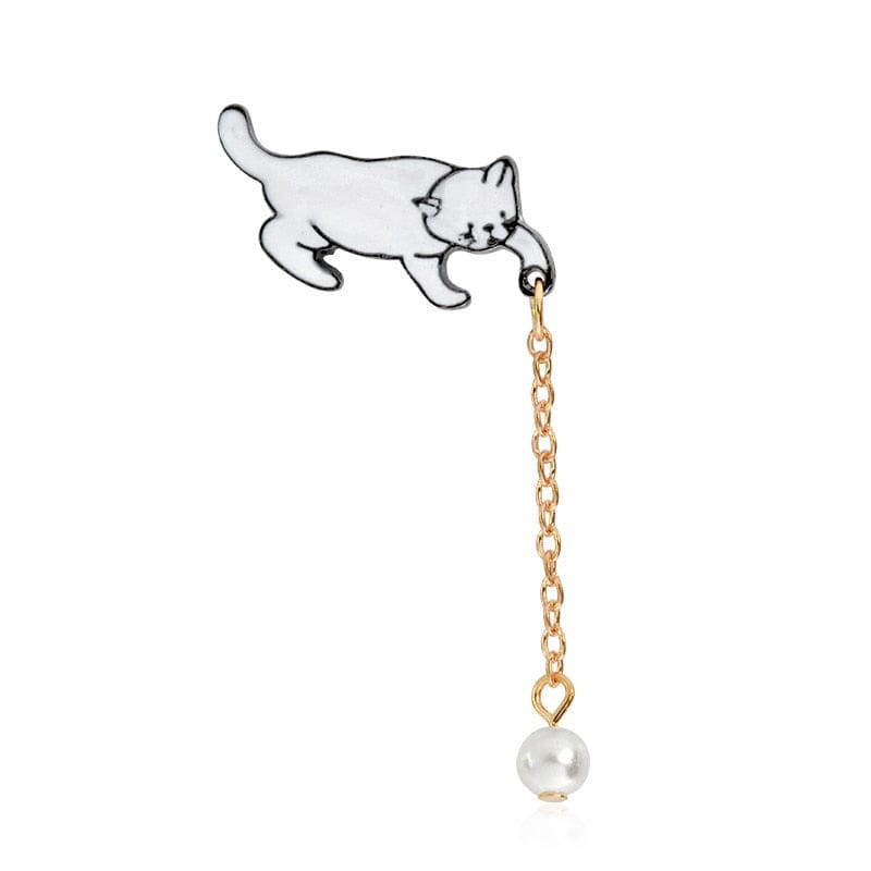 Peris Gems cat Enamel Celestial Astronaut Planet Brooch Badges Unisex SHEIN Amazon Temu