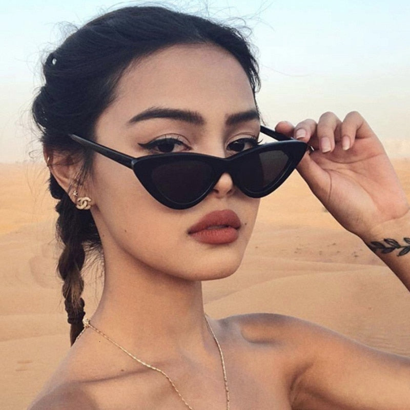 Peris Gems Cat Eye Triangular Sunglasses for Women | UV400 Designer Glasses Cat Eye Triangular Sunglasses for Women | UV400 Glasses SHEIN Amazon Temu