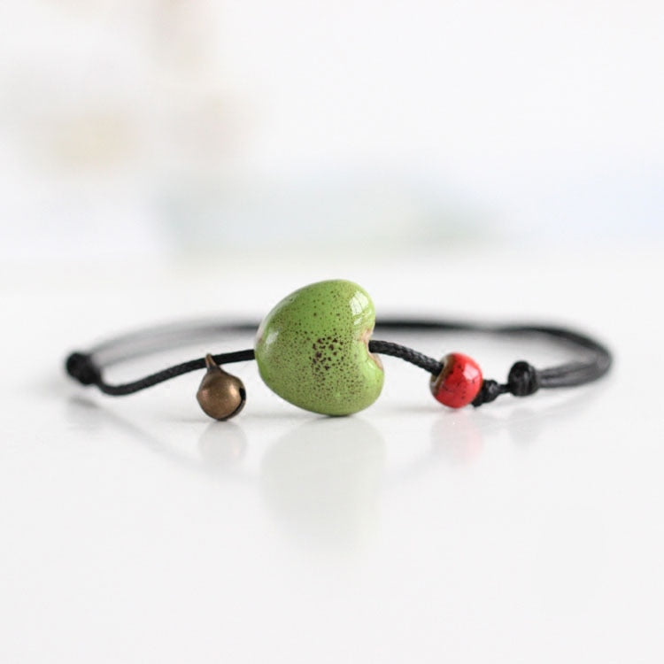 Peris Gems Ceramic Heart Anklet for Women | Handmade Anklets for Women SHEIN Amazon Temu