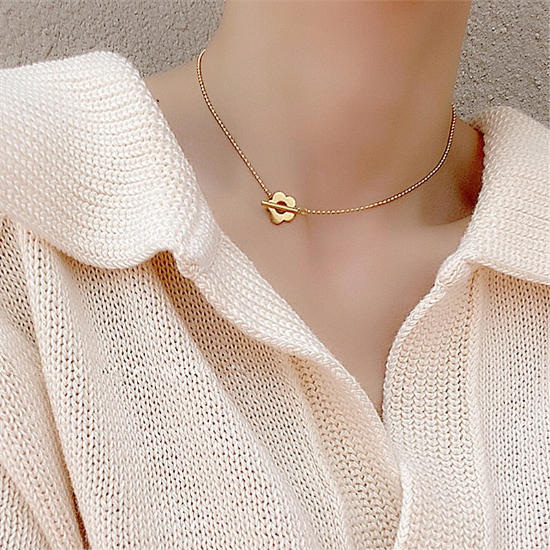 Peris Gems Chic Daisy Flower Pendant Necklace for Women SHEIN Amazon Temu