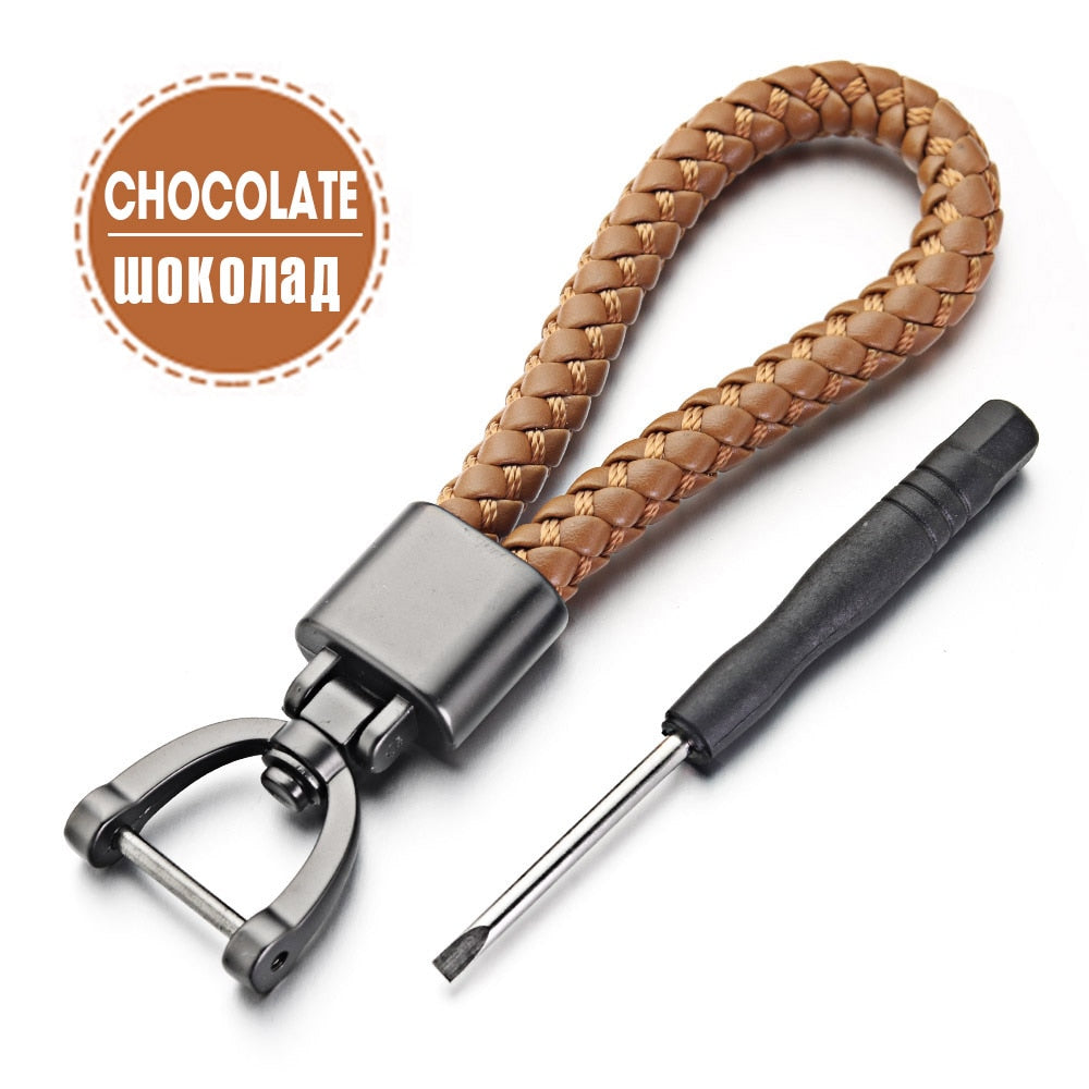 Peris Gems Chocolate Leather Horseshoe Buckle Keychain | 360 Degree Detachable Keychain Leather Horseshoe Buckle Keychain | 360 Degree Keychain SHEIN Amazon Temu