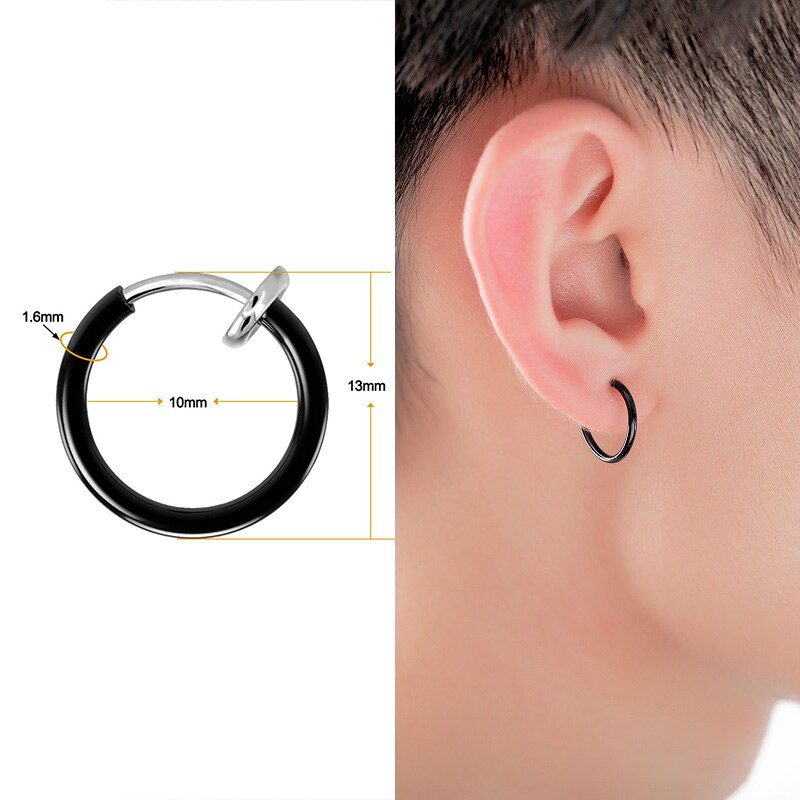 Peris Gems Clasp Dangle Earrings for Women | Black Goth Earrings SHEIN Amazon Temu